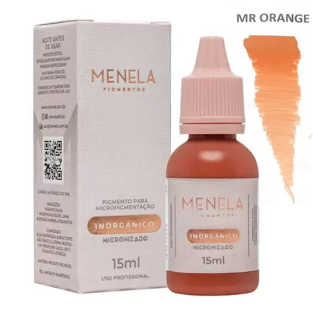 Pigmento para Micropigmentação Mr Orange Menela 15ml