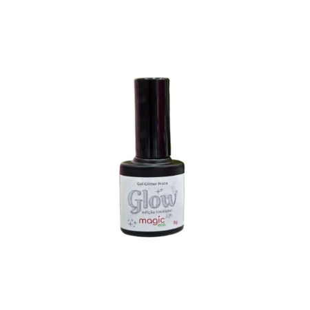 Gel Glitter Magic Eco Prata Glow 8g