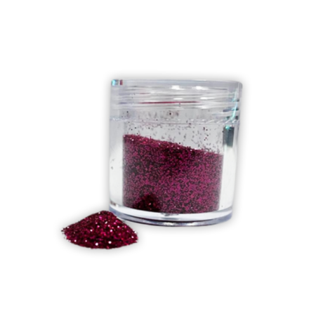 Glitter Fino Avulso Pequeno Rosa Pink Escuro