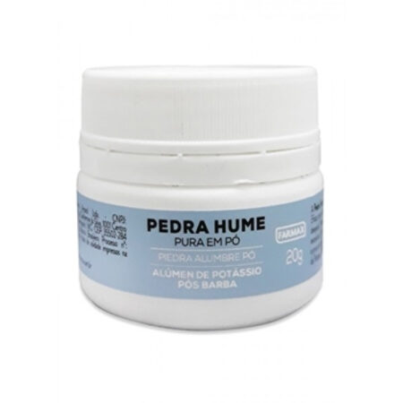 Pedra Hume Pura em Pó Farmax 20g