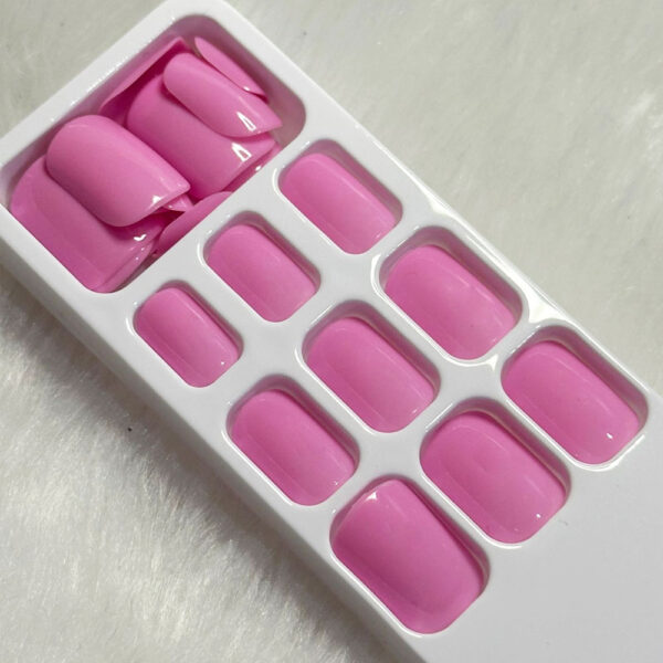 Unha Postiça Rosa Real Love 24 Unidades - Imagem 2