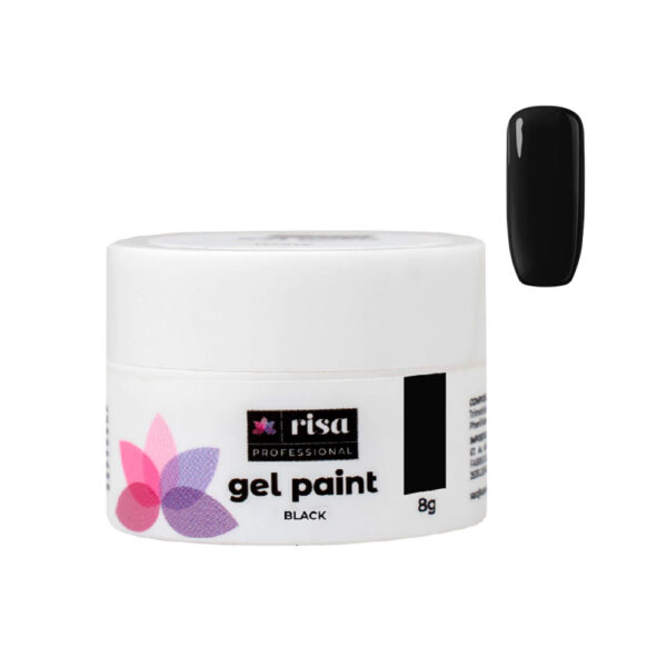 Gel Paint Black Risa 8g - Imagem 2