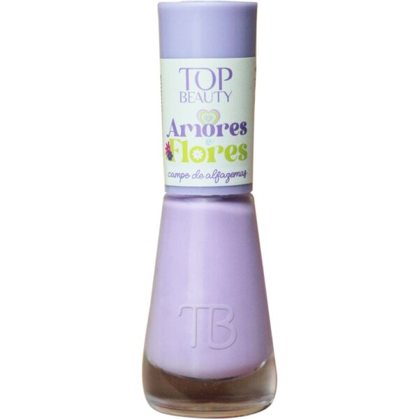 Esmalte Top Beauty Amores e Flores Campo de Alfazemas 9ml