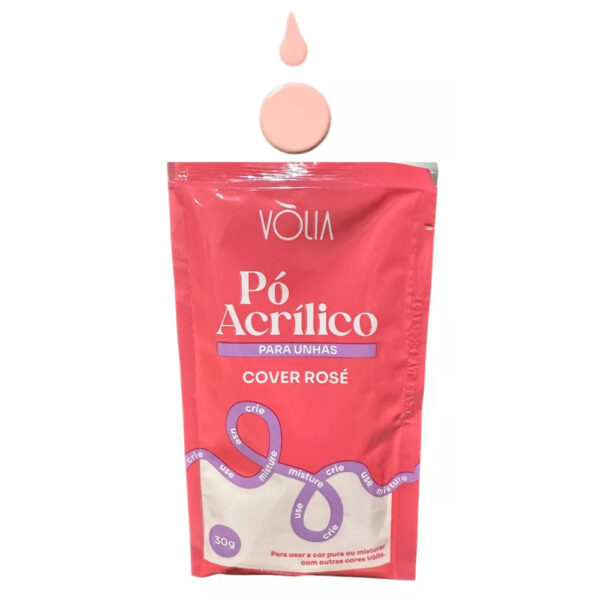 Po Acrilico Volia Cover Rose Sache 30g