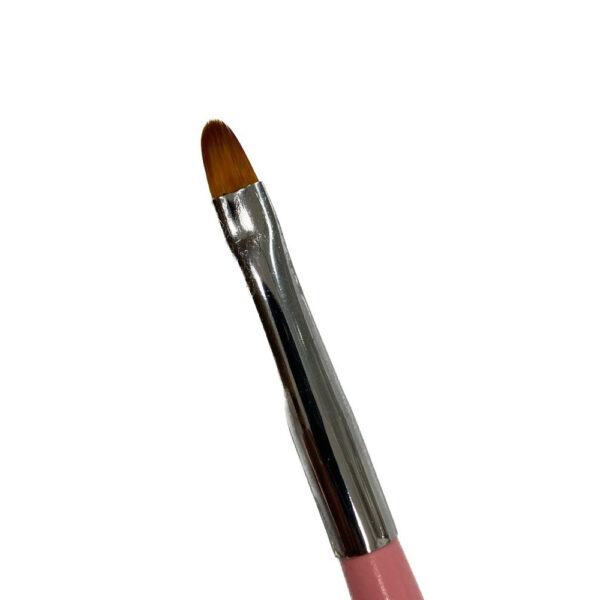 Pincel Língua de Gato Helen Color Rosa Dourado 6# - Image 2