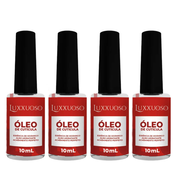 Kit 4 Óleo de Cutícula Luxxuoso 10ml #PG3