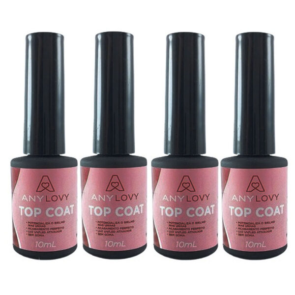 Kit 4 Top Coat AnyLovy 9g #PG3