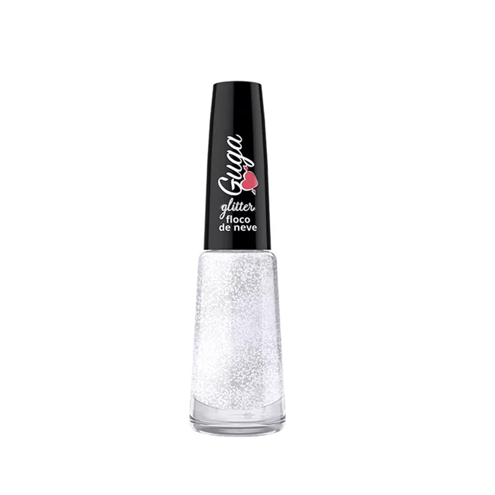 Esmalte Guga Floco de Neve Gliter 8ml