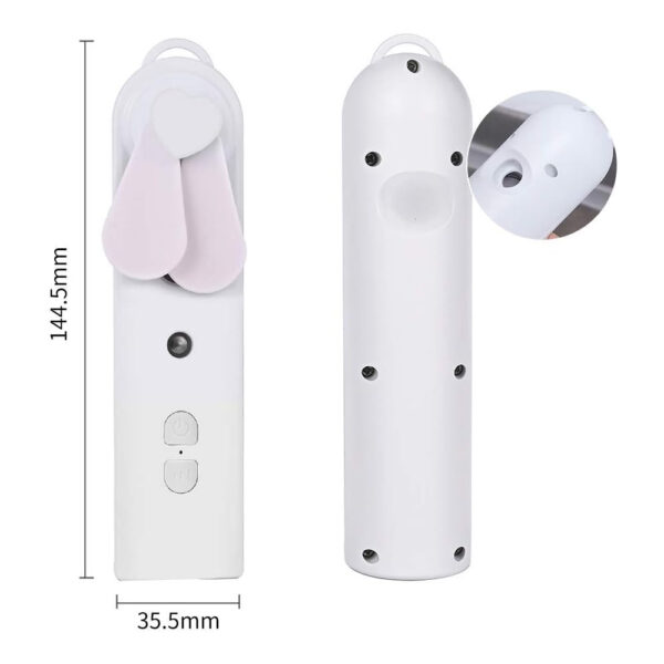 Ventilador de Cílios com Nano Mister Branco - Image 2