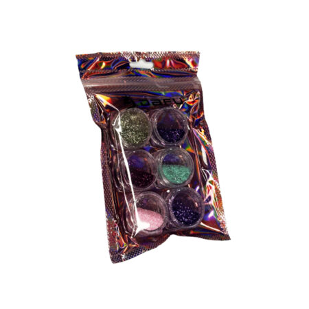 Kit Glitter Fino Dafu com 6 unidades
