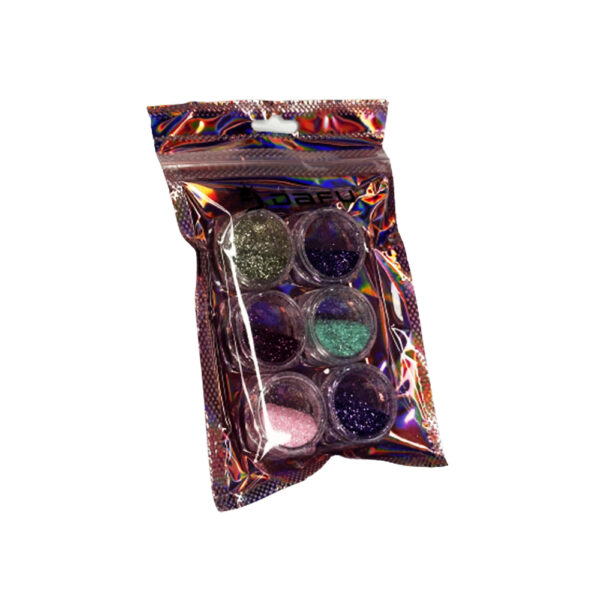 Kit Glitter Fino Dafu com 6 unidades