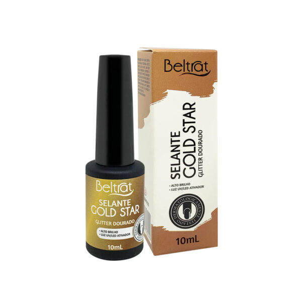 Selante Beltrat Gold Star Glitter Dourado 10ml