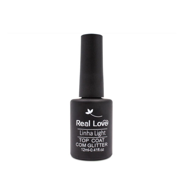 Top Coat Glitter Real Love 12ml