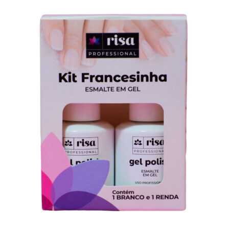 Kit Francesinha Branco e Renda Risa 10g