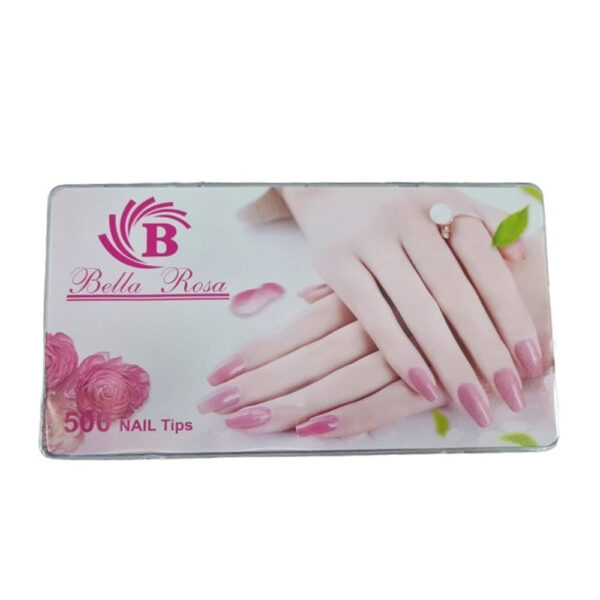 Tip Sorriso Transparente  Bella Rosa 500 unidades