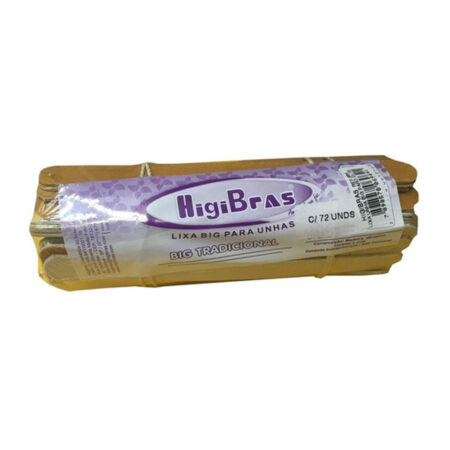 Lixa Big Tradicional 16cm 72 unidades HigiBras