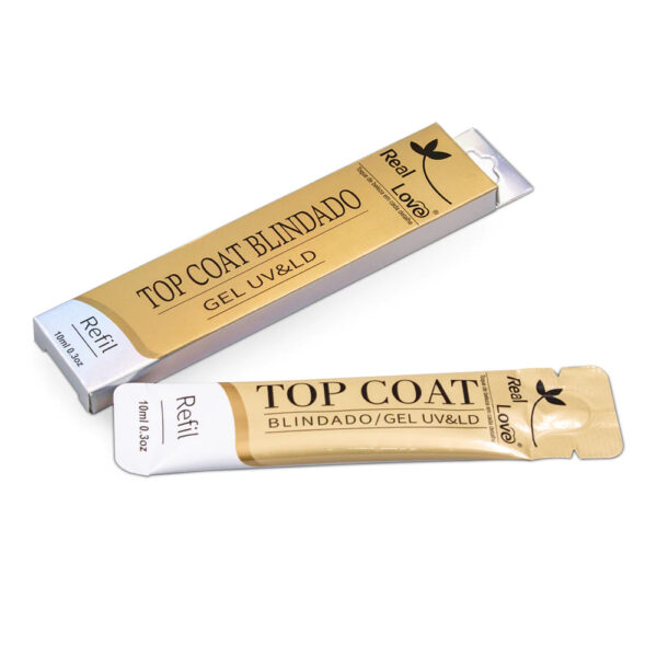 Top Coat Blindado Real Love Refil 10ml - Image 2