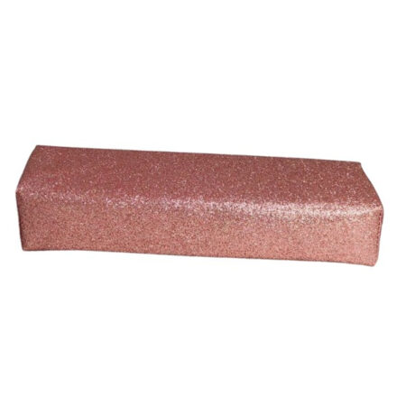 Apoio de Mão Almofada Rosa com Glitter