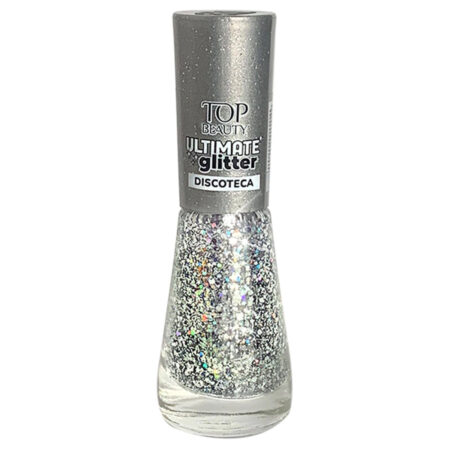Esmalte Top Beauty Ultimate Glitter Discoteca 9ml