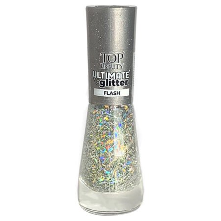 Esmalte Top Beauty Ultimate Glitter Flash 9ml
