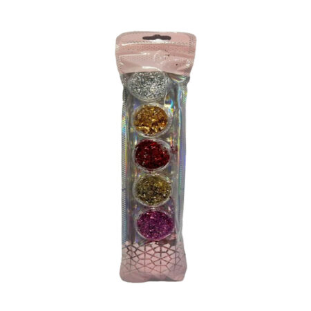 Kit Folha de Ouro Colorido 01 Real Love 6 unidades