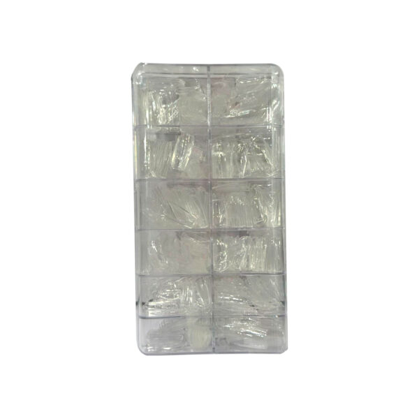 Postiça Quadrada Transparente Dafu 480 Unidades N78 - Image 2
