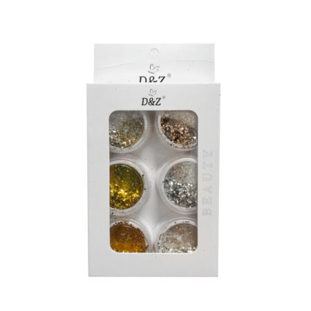 Kit Glitter Flocado DZ 6 unidades