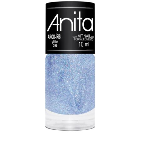 Esmalte Anita Glitter Arco Íris 10ml