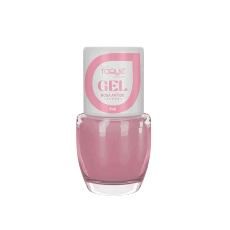 Esmalte Novo Toque Efeito em Gel Rosa Antigo Cremoso 9ml