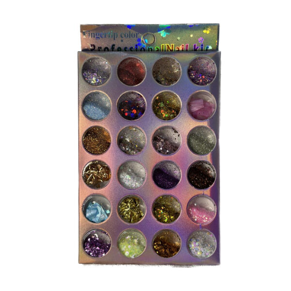 Kit Glitter Fingertip Color 24 unidades - Imagem 2
