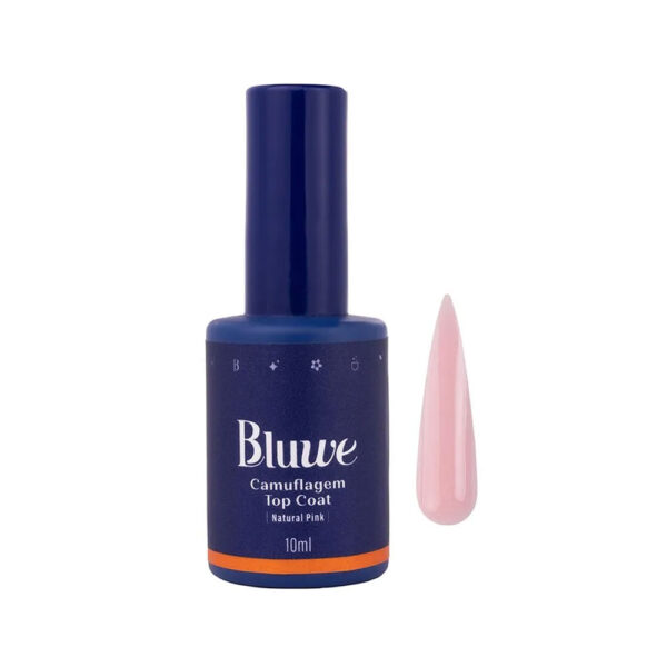 Bluwe Top Coat Camuflagem Natural Pink 10ml