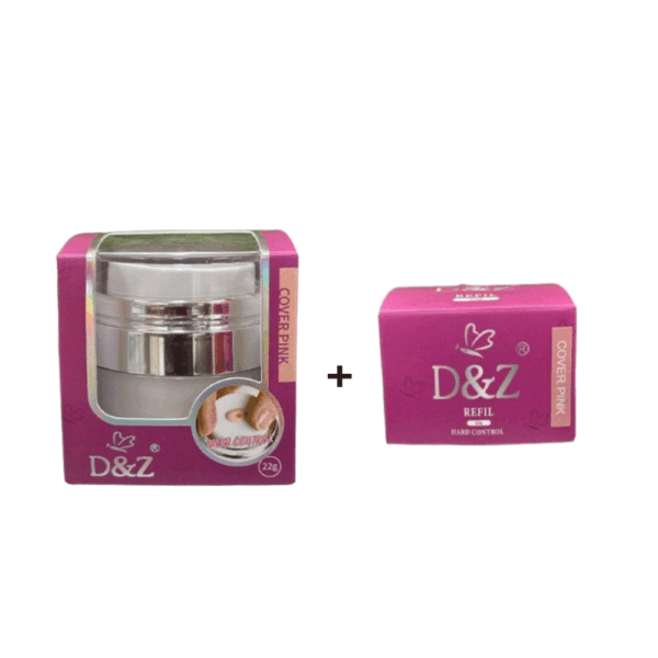 Kit Gel Pump Cover Pink 22g + Refil Cover Pink 22g