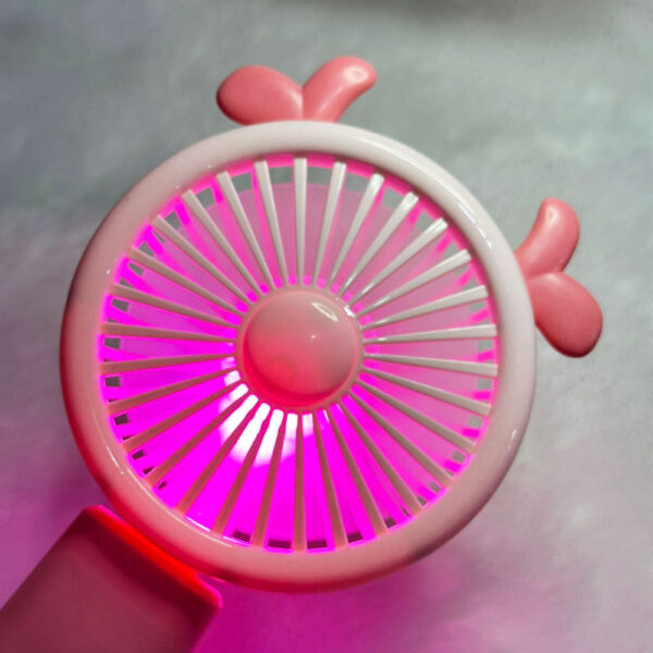 Ventilador de Cílios Mini Fan  Rosa - Imagem 3