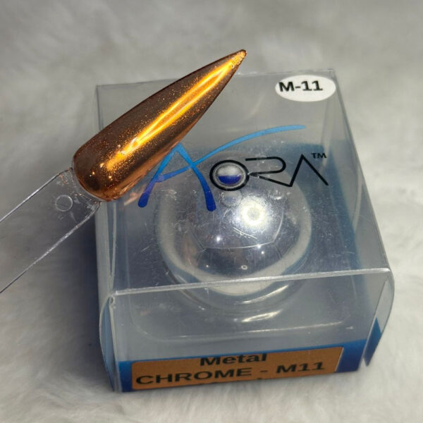 Pó Cromado Aora Metal Chrome M11 - Imagem 2
