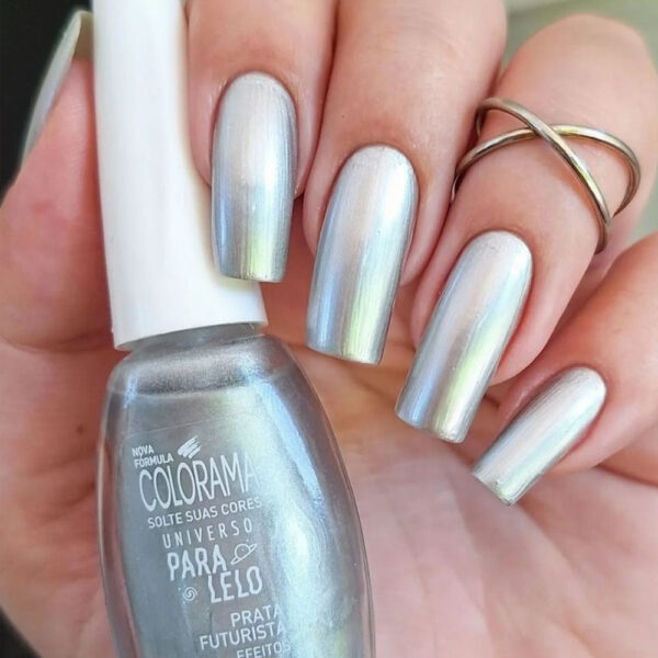Esmalte Colorama Universo Paralelo Prata Futurista 8ml - Image 2