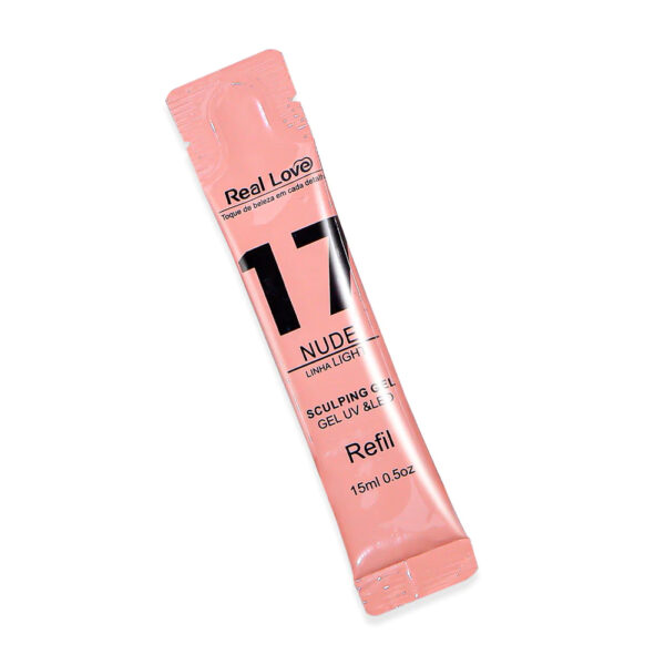 Gel Real Love Nude 17 Refil 15ml