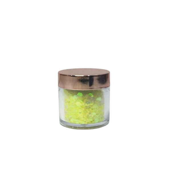 Glitter Potinho Amarelo Neon