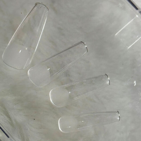 Postiça Bailarina Transparente Base Fosca Vinsall 100 unidades - Image 2
