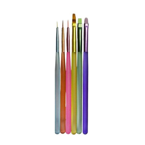 Kit Pincel Colorido 6 unidades