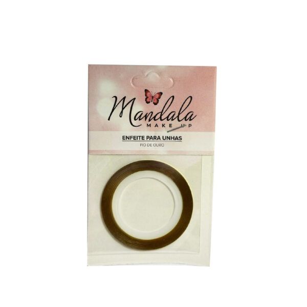 Fio de Ouro Dourado Mandala