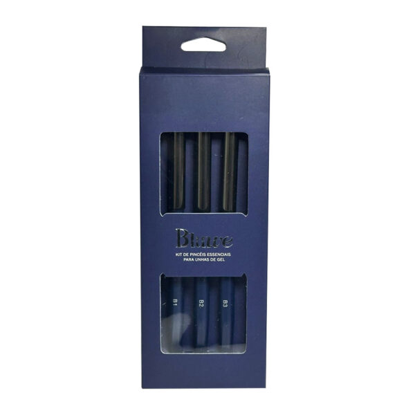 Kit Pincel Bluwe 3 unidades