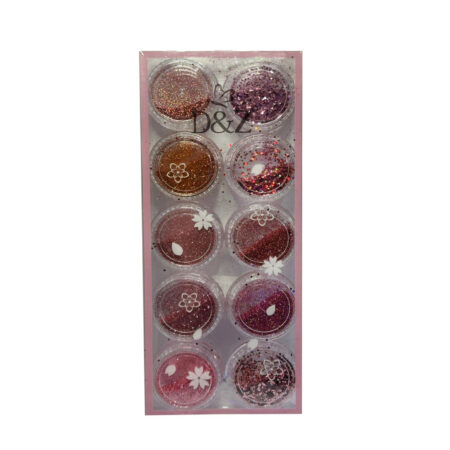 Kit Glitter DZ Colorido 10 unidades