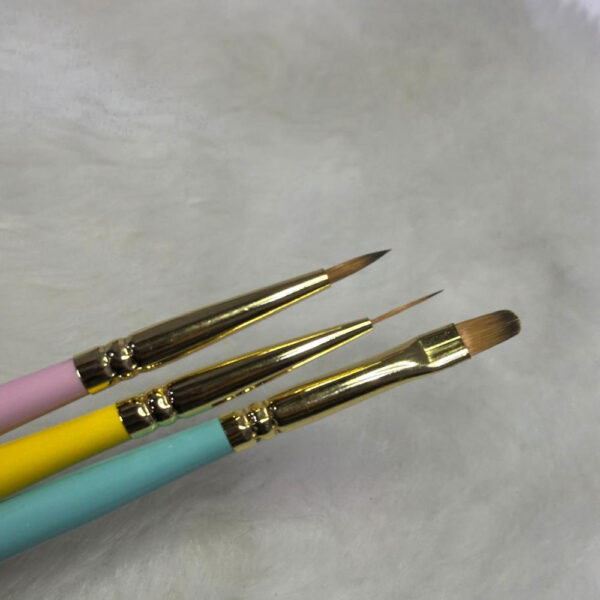Kit Pincel Helen Color Colorido 3 unidades - Image 2