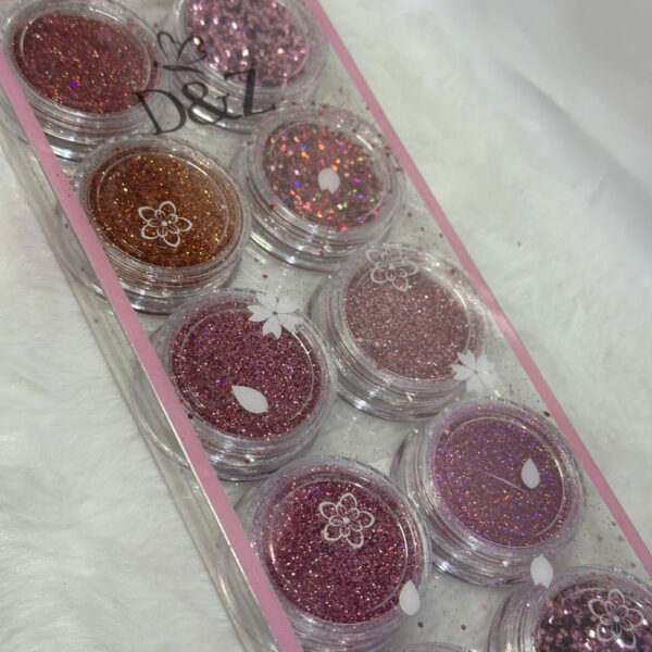 Kit Glitter DZ Colorido 10 unidades - Imagem 2