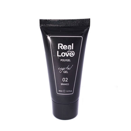 Polygel Real Love Crystal 02 Branco 30ml