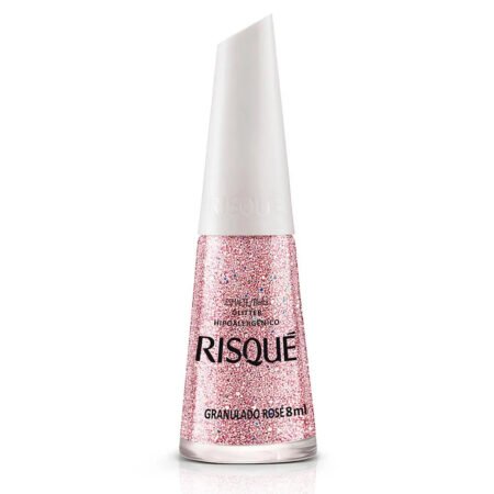 Esmalte Risque Granulado Rosê 8ml
