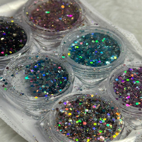 Kit Glitter DZ Colorido 6 unidades - Imagem 2