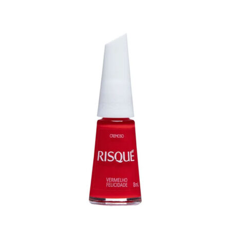 Esmalte Risque Vermelho Felicidade 8ml