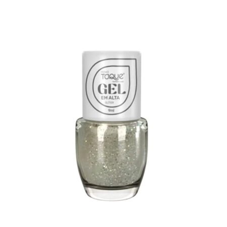 Esmalte Novo Toque Efeito em Gel Em Alta Glitter 9ml