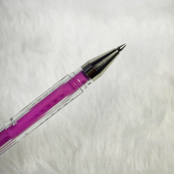 Caneta em Gel Rosa Signo Uniball - Imagem 2